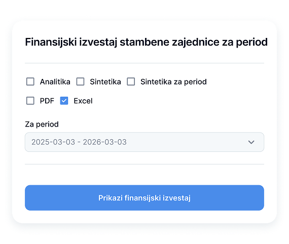 Kako funkcioniše — izveštaj spreman za pregled ili deljenje